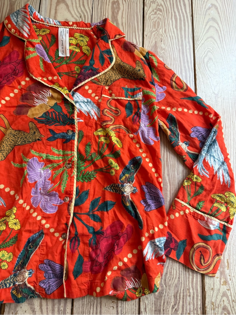 Rosa de Weerd for Anthropologie Pajama Top Size S